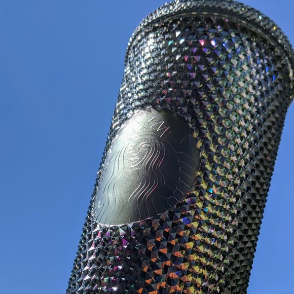 Starbucks Black Studded & Blue Rose Tumblers & Mug - Picture 5 of 11